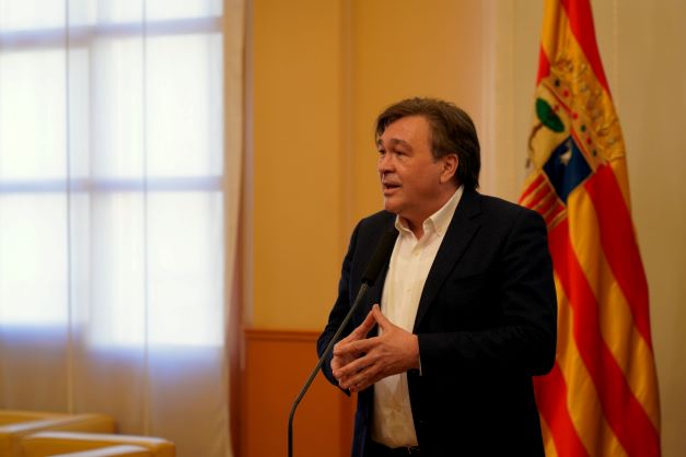 Comparecencia Guitarte reunión Lambán Presidente de Aragón